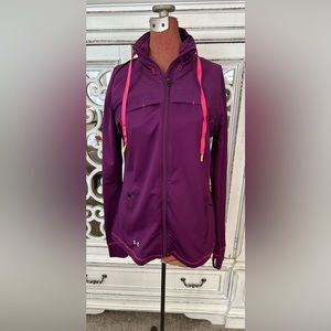 Under Armour Purple Zip Front Jacket (S)